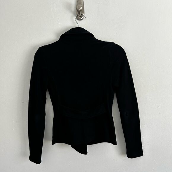 Standard James Perse Black Jacket Size 0 Classic Quiet Luxury Neutral Minimalist - Picture 8 of 10